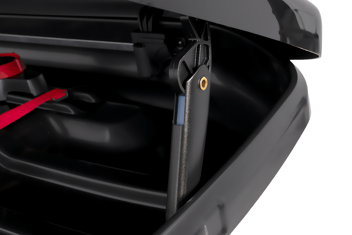 Coffre de toit Atera Casar XL, noir métallisé