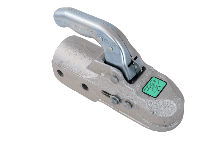 Attelage à boule KNOTT K35-C pour remorque de 3 500 kg avec timon tubulaire de 60 mm, en fonte 