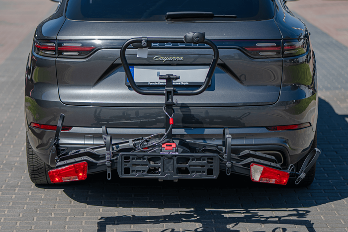 Porte-vélos Inter Pack Spider 2E PRO pour 2 vélos électriques, monté sur attelage
