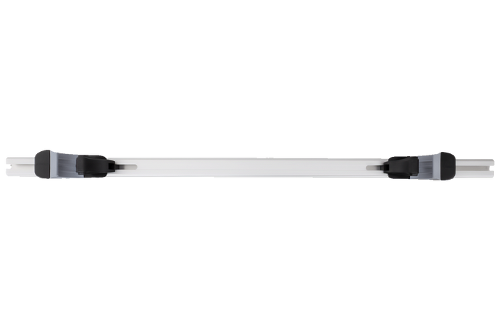Eco Alubase 150 - Barres de toit universelles en aluminium pour rails