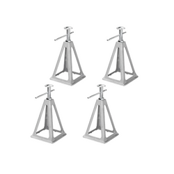 Ensemble de quatre supports extensibles ProPlus 360803 stabilisateurs pour remorques 3600 kg 430 mm