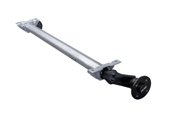 Essieu AL-KO OPTIMA non freiné pour remorque 750 kg 1100 mm 1530 mm 4x100