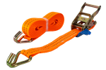 Courroie de transport orange UNITRAIER 5 m/35 mm/2 t avec tendeur