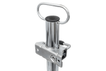 Support fixe avec collier WINTERHOFF RSR48-600+KLE48, 150 kg, 48 mm, 600 mm