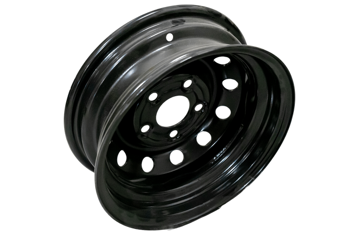 Jante en acier OUTLET pour remorque UNITRAILER noire 4,5J x 13&quot; H2 5x112 ET:30