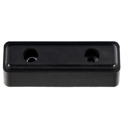 Pare-chocs en caoutchouc / pare-chocs rectangulaire 24,5x8x9 cm
