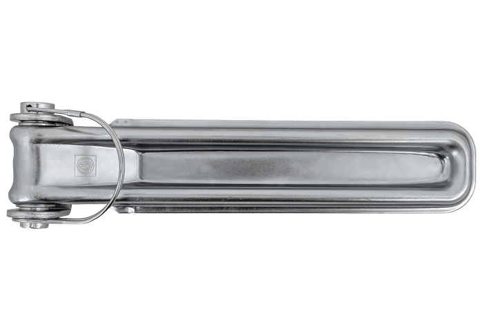 Charnière latérale avec poignée et verrou WINTERHOFF BSCH 10-17-270+BSCHG 10-17-B+BSCHG 10-17-B montage latéral remorque complet