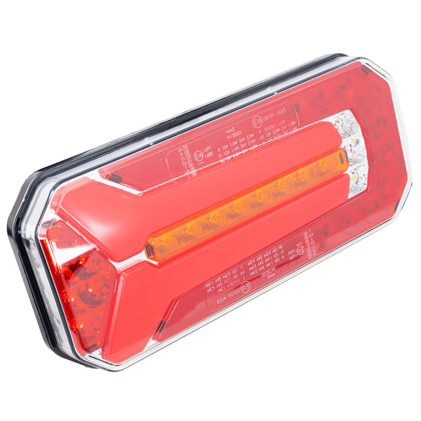 Feu arrière LED WAŚ W150DD, 6 fonctions, universel 
