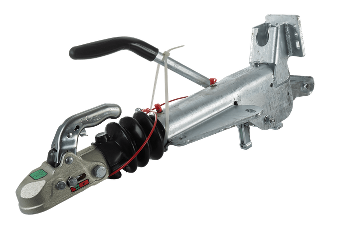 Dispositif de dépassement KNOTT KF27B avec attelage K27A pour remorque de 2700kg avec timon en V et support de roue de support