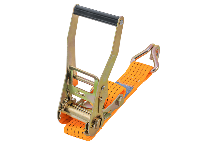 Courroie de transport orange UNITRAIER 8 m/50 mm/5 t avec tendeur