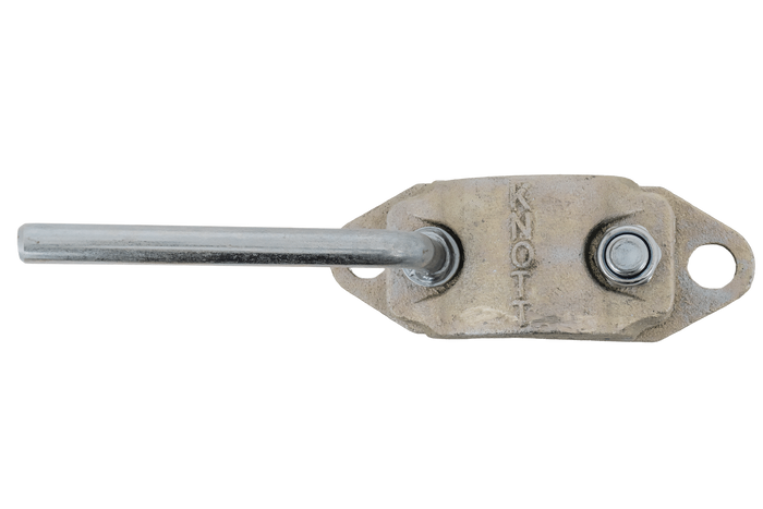 Collier de roue jockey en fonte KNOTT B48C6 pour tuyau ondulé de 48 mm