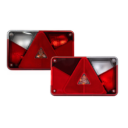Feux arrière ASPÖCK MULTIPOINT V, 6 fonctions, gauche + droite