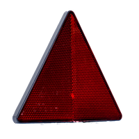 Triangle réfléchissant d'avertissement DOBPLAST DPT35, rouge, 148 mm