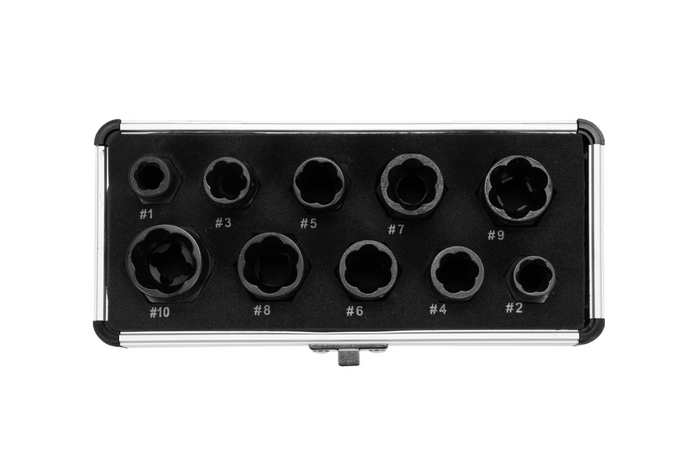 Extracteurs de vis YATO YT-06031 9-19 mm 10 pièces.