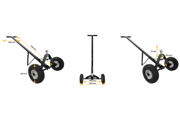 Chariot de manœuvre pour remorque UNITRAILER 270 kg