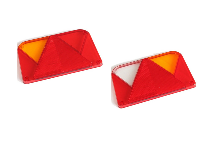 2 cabochons feux arrière DOBPLAST DPT35 gauche et droit