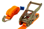 Courroie de transport orange UNITRAIER 2 m/25 mm/1 t avec tendeur