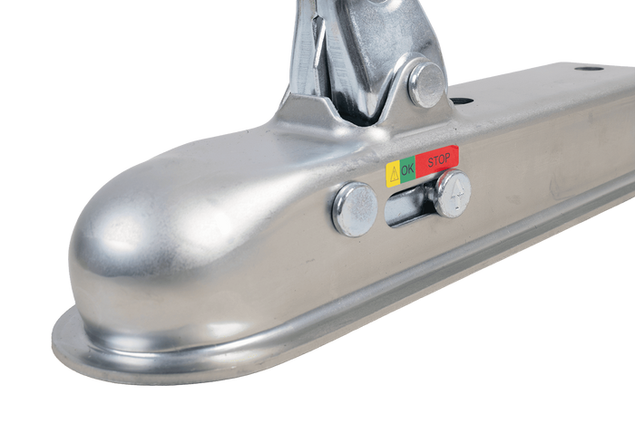 Attelage à boule CHOOYO JD.00.53.001 pour remorque de 800 kg avec barre d'attelage carrée de 50 mm