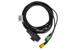Faisceau électrique MANTES pour remorque de bateau, 5,5 m, prise 13 broches, 2 baïonnettes 5 broches