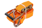 Courroie de transport orange UNITRAIER 8 m/50 mm/5 t avec tendeur