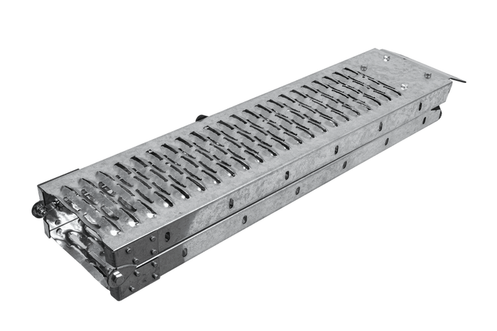 Rampe pliable UNITRAILER ALR004B en acier pour remorque, 190 cm, 200 kg