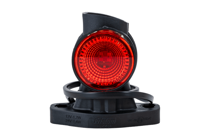 Feu de position droit à LED FRISTOM FT-140A sur bras en caoutchouc