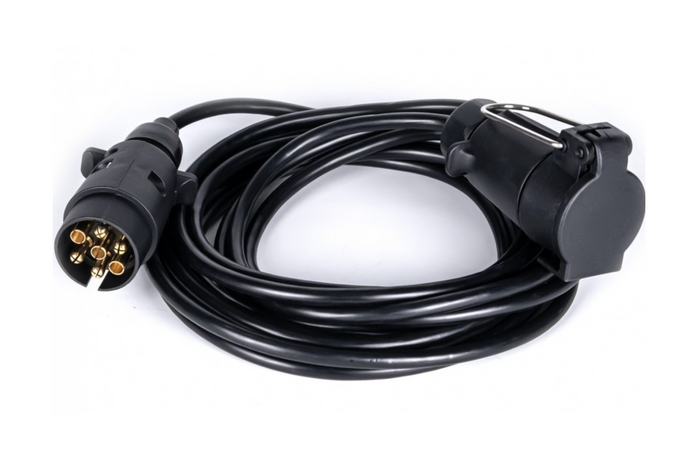 Câble électrique KAMAR E1223 5 m, prise/fiche 12 V, 7 broches