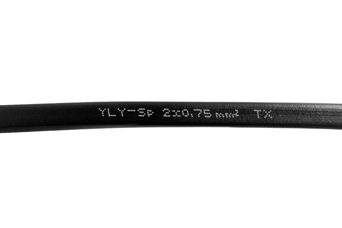 Câble électrique plat biconducteur TEXSIM YLY-Sp 2x0,75 - 1 m