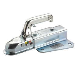 Adaptateur d'attelage à boule WINTERHOFF WW 8-G+V pour remorque de 800 kg avec timon en V