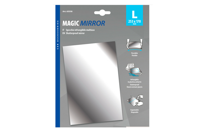 Miroir autocollant LAMP Magic-Mirror L 253x178mm