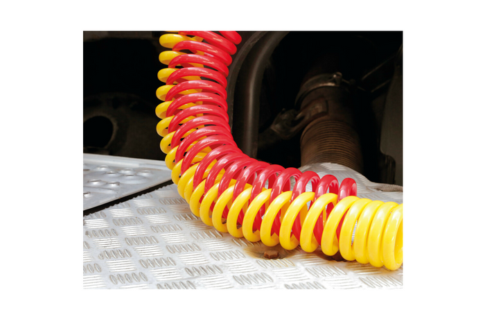 Gaine spiralée LAMPA Truck-Tights pour câbles 97173, gaine flexible noire, 220 cm de diamètre, 11 cm de hauteur