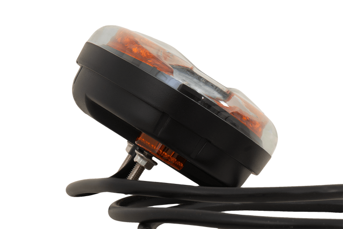 Feu avant universel FRISTOM FT-356 LED IND avec support de montage latéral