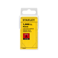 Agrafes STANLEY Type A 3/53/530 4 mm 1000 pièces