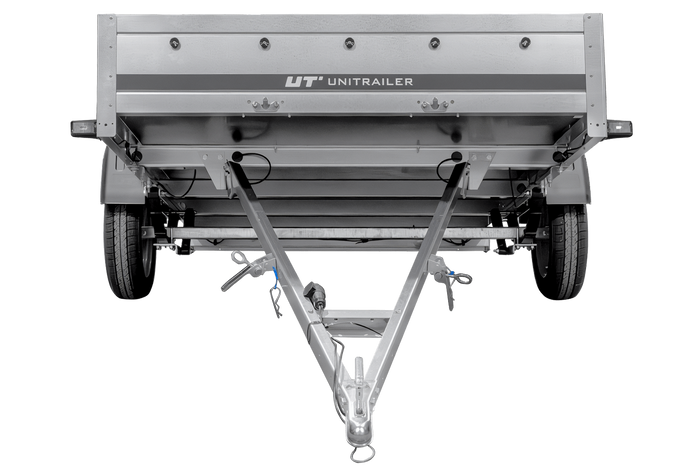 Remorque à un essieu sur ressorts 264x150 UNITRAILER GARDEN 265/R KIPP