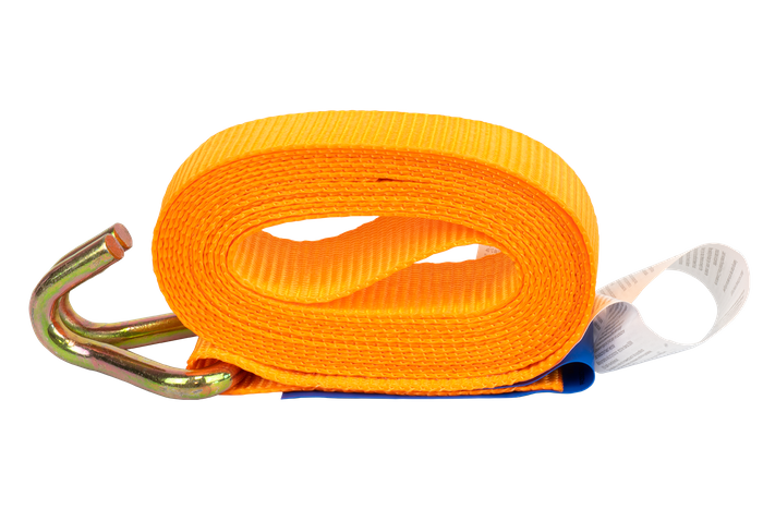 Jeu de quatre courroies de transport orange KAMAR 3 m/25 mm/0,8 t avec tendeur