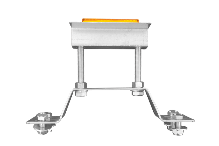 Support de roue de secours pour remorque de jardin UNITRAIER KIPP avec réflecteur