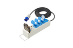 Rallonge de camping CEE avec répartiteur ProPlus 373583DE, câble de 10 m, 3 prises Schuko, 2 ports USB