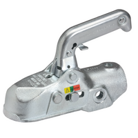 Attelage à boule WINTERHOFF WW 350-RB-K1212 pour remorque de 3500 kg avec timon tubulaire de 50 mm, en fonte