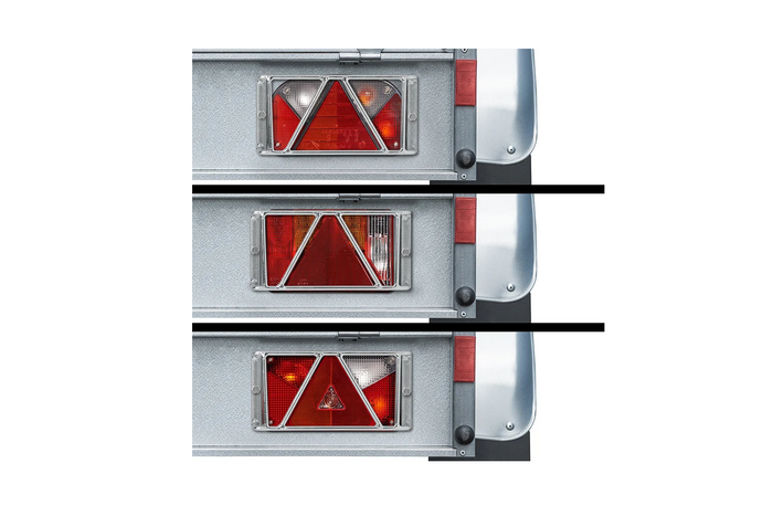 Grille de protection pour feu arrière de remorque ProPlus, cache feu arrière 270 x 132 x 68 mm