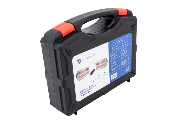 Feux arrière LED TT Technology TT.12028B-DI ,3 fonctions gauche+droite, sans fil, magnétiques