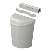 Poubelle ProPlus 370402 avec couvercle pour remorques et camping-cars, 6 L