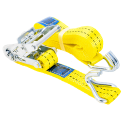Courroie de transport jaune UNITRAIER 4 m/35 mm/2 t avec tendeur