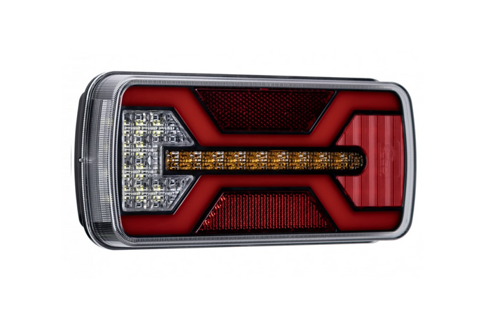 Feu arrière LED KAMAR X-SPIDER L2425, 5 fonctions, universel