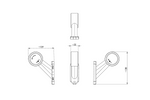 Feu de gabarit latéral LED HORPOL LD 725/L, gauche