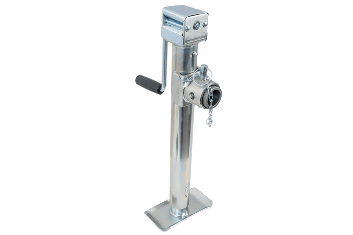 Support extensible avec adaptateur UNITRAILER TJ5002+TJ5002A pour remorque plateau 1300 kg 560-940 mm