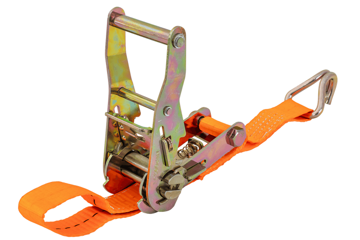 Courroie de transport orange UNITRAIER 3 m/25 mm/1 t avec tendeur
