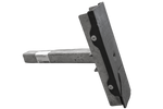 Support latéral plat OUTLET UNITRAILER, longueur 30 cm, hauteur 40 cm, pour remorque à bateau, GRIS