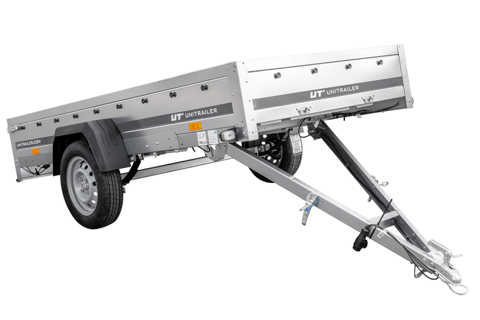 Remorque porte-voitures sur ressorts 264x125 UNITRAILER GARDEN 264/R KIPP