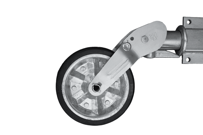 Roue jockey automatique UNITRAILER avec poignée 400 kg 60 mm 470-785 mm