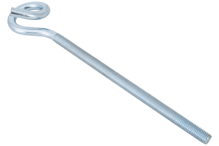 Crochet, piton, modèle sinueux DROMET HOH M12x300 